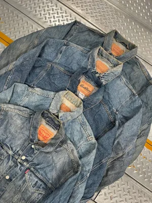 Vintage Denim Jackets 90’s All Mix Brands - 85 Piece