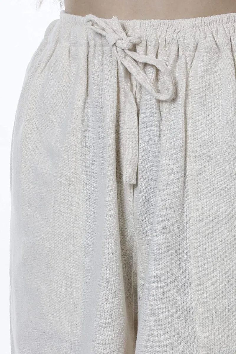 Women's Harem Pant | Cream | Fits Waist Size 28" to 36"