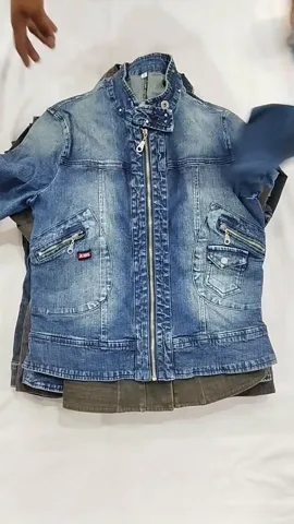 Y2K Unique Zipper Denim Jackets