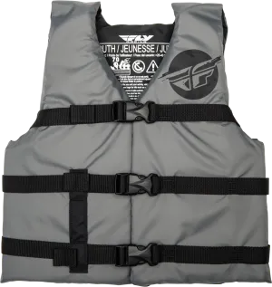 YOUTH FLOTATION VEST GREY/BLACK